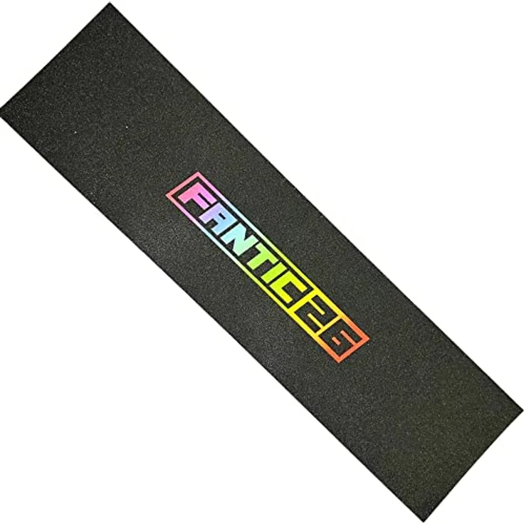 Fantic26 Stuntscooter Fantic26 Stunt-Scooter Griptape 58,5cm x 15,5cm Schwarz/Rainbow, reißfestes/wasserfestes PVC Material – Bild 2
