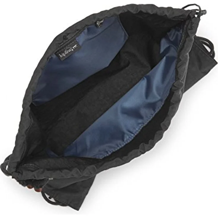 Kipling SUPERTABOO, Beutel mit Kordelzug, Multifunktional, Wasserabweisend, 45 cm, 15 L, 0.24 kg, True Black – Bild 3
