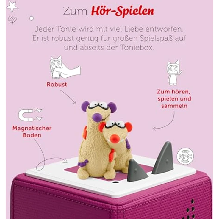 tonies Hörfiguren für Toniebox, Jan und Henry – 8 Rätsel und 2 Lieder, Hörspiel mit Liedern für Kinder ab 3 Jahren, Spielzeit ca. 43 Minuten – Bild 3