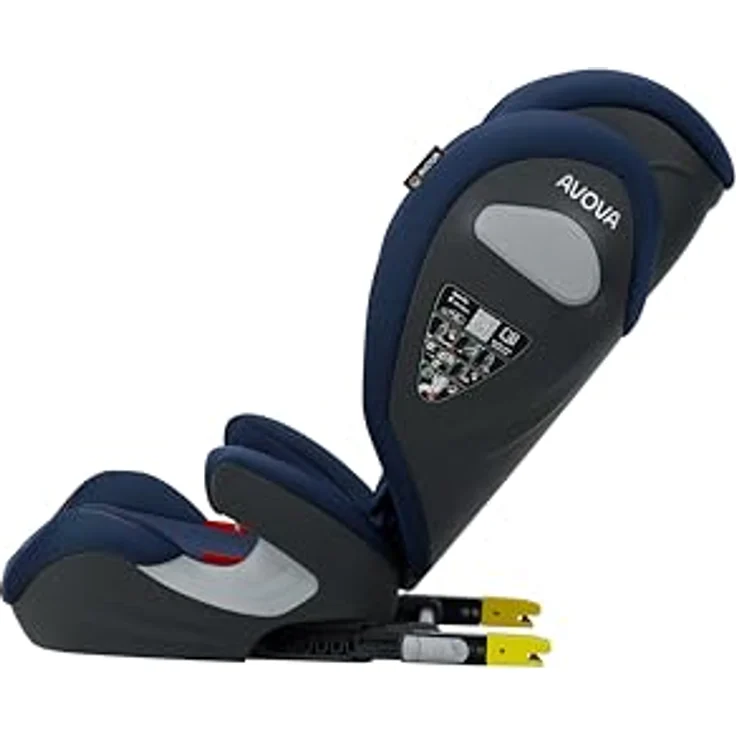 Avova Sora-Fix i-Size, Kindersitz ab 3,5 Jahre bis 12 Jahre (100 cm - 150 cm), mit Isofix, 5,5 kg, River Blue – Bild 8