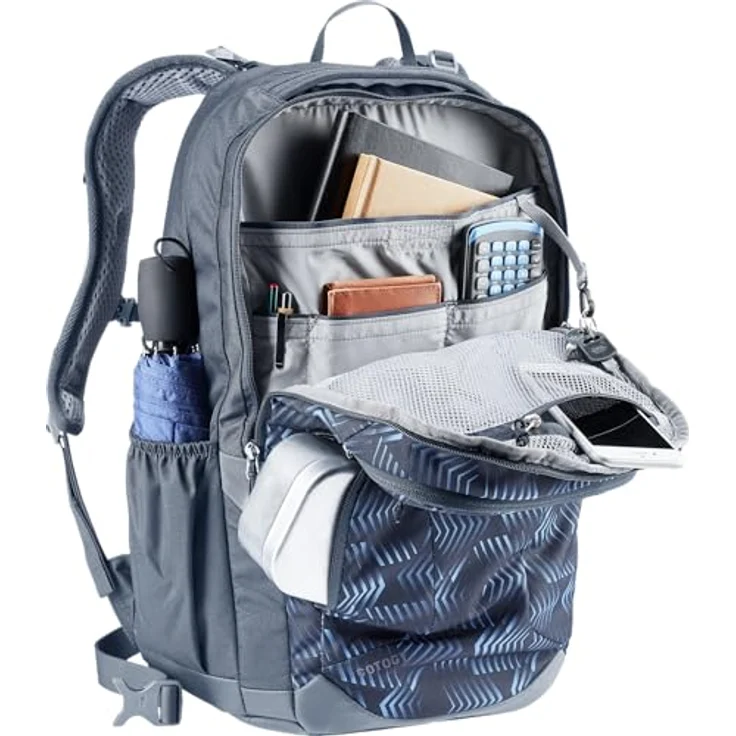 deuter Cotogy Schulrucksack 26 Liter, wasserabweisend, Maße ca. 30 x 46 x 25 cm, recycled PET – Bild 9