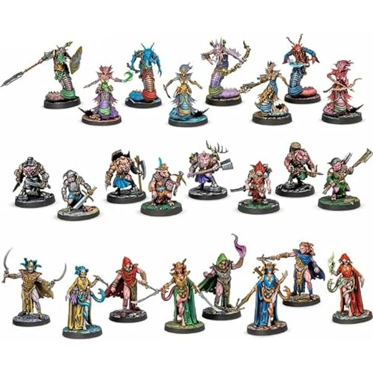Archon Studio BEASTKIN HYBRIDS: PLAYABLE CHARACTERS D&L Miniaturen, 40 detaillierte, anpassbare Figuren für DnD und RPG, nicht zusammengebaut und nicht lackiert – Bild 5