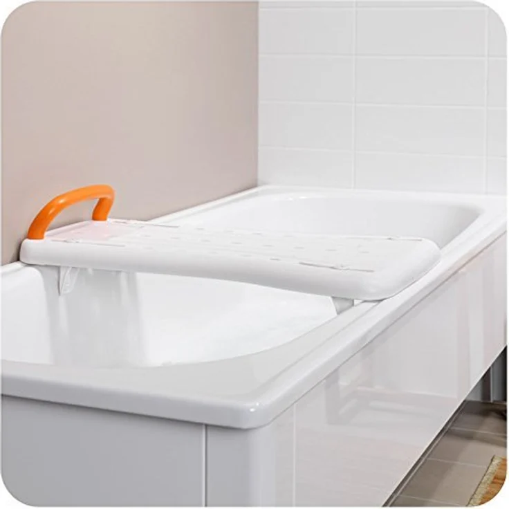 ETAC Badewannenbrett Fresh Badewannenbrett, mit Haltgriff 74 cm, belastbar bis 150,00 kg, weiß – Bild 5