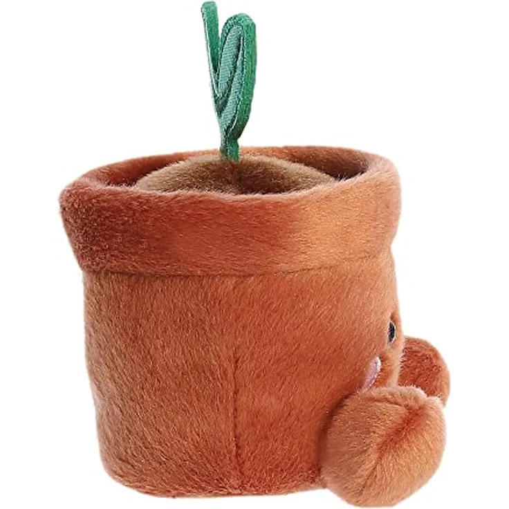 Aurora, 33793, Palm Pals Terra Blumentopf, Plüschtier, Braun, 13cm – Bild 3