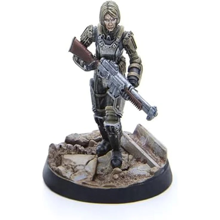Modiphius Fallout: Wasteland Warfare - Brotherhood of Steel: Combat Patrol, Miniaturenset für Sammelfiguren aus der Capital-Welle – Bild 4