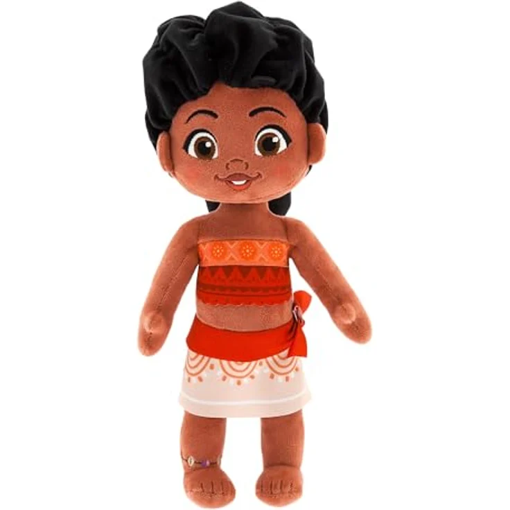 Disney Store Vaiana 2 Simea Kuschelpuppe, 35 cm, knuddeliges Spielzeug, ab 0 Jahren geeignet, traditionelles Outfit mit Tapa-Muster – Bild 1
