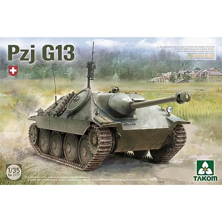 Takom Pzj G13, Modellfahrzeug mit detaillierter Bauweise und präzisen Komponenten – Bild 5