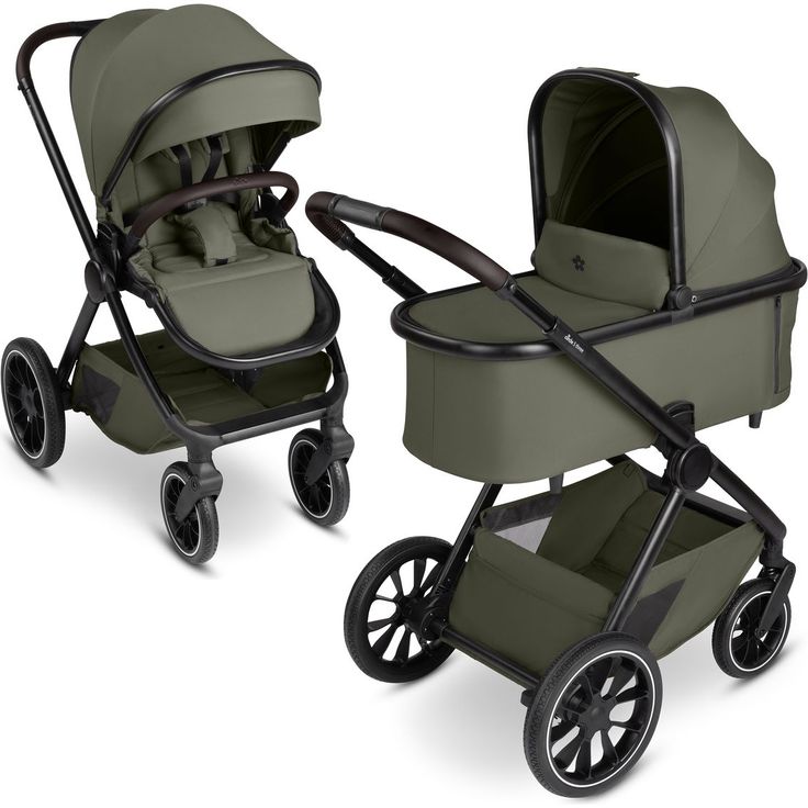 circle by ABC Design Kombi-Kinderwagen S Three, 2 in 1 bis 22 kg mit Babywanne & Sportsitz, Teleskopschieber, Adapter - Pure - Wheat, inkl. Gratis Mobilitätsgarantie