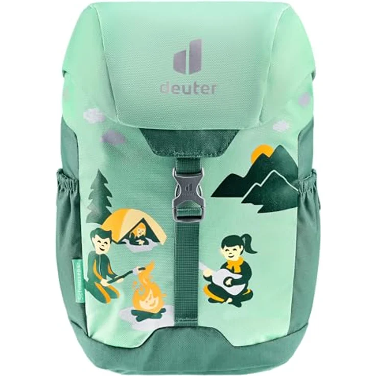 Deuter Schmusebär Kinderrucksack, 33 cm, grün, 100% Polyester, 21 cm x 15 cm – Bild 5