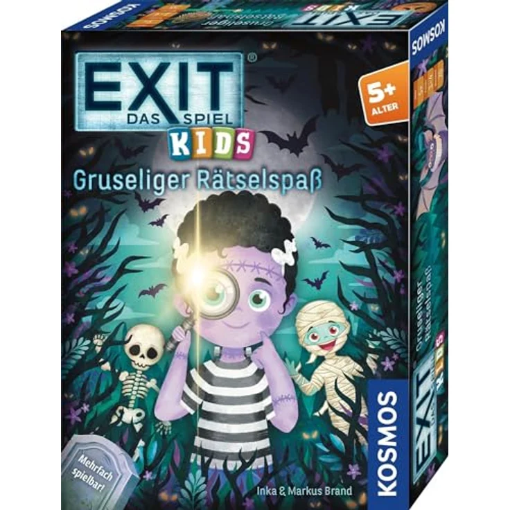 Kosmos EXIT® 684280 Kids - Gruseliger Rätselspaß ab 5 Jahre, Escape Room Spiel, Halloween Kinderspiel – Bild 1