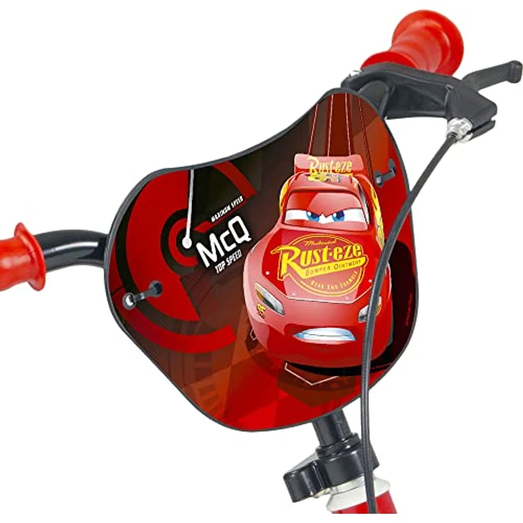Huffy Disney Cars 12 Zoll Kinderfahrrad, rot - mit abnehmbaren Stützrädern und offizieller Disney Lizenz – Bild 2