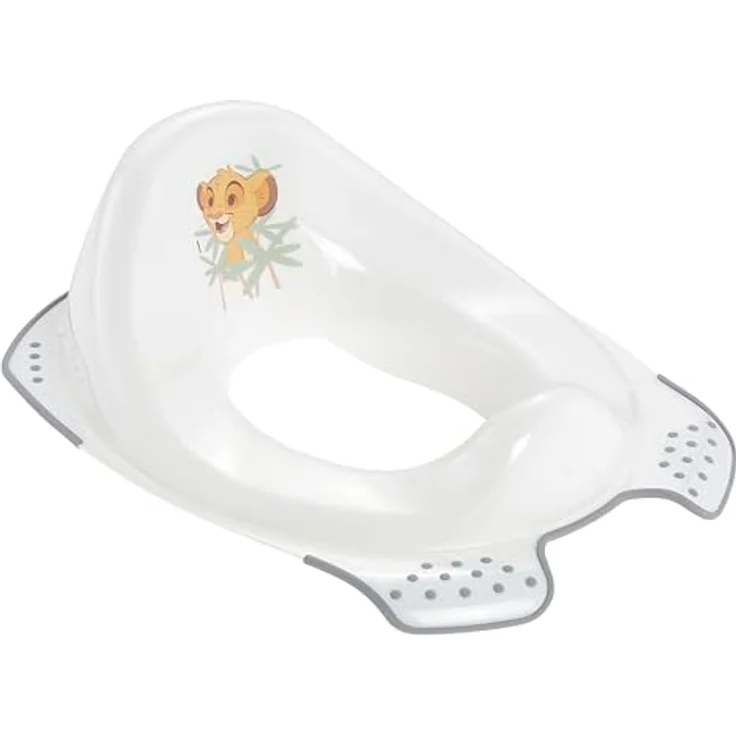 keeeper ewa Lion King Kinder-Toilettensitz, ergonomisch mit Anti-Rutsch-Funktion, für Kinder von 24 Monaten bis 4 Jahren, Weiß – Bild 1