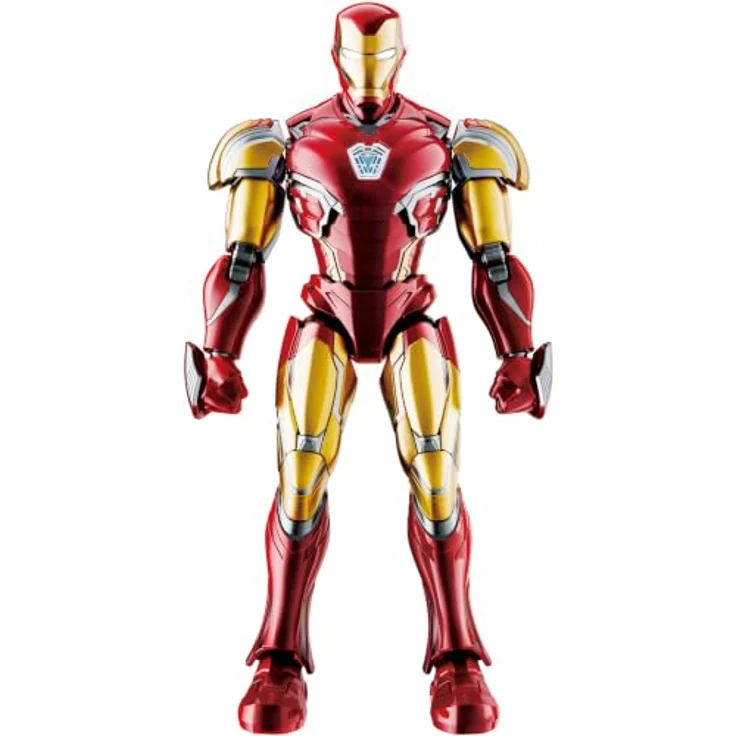 Dickie Toys Blokees Marvel Iron Man, Spielzeugfigur mit 149 Teilen, beweglichen Punkten und beleuchteten Augen, 27,5 cm hoch – Bild 3