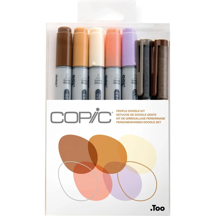 Copic, Marker, Doodle Kit People (Mehrfarbig, 1) – Bild 1