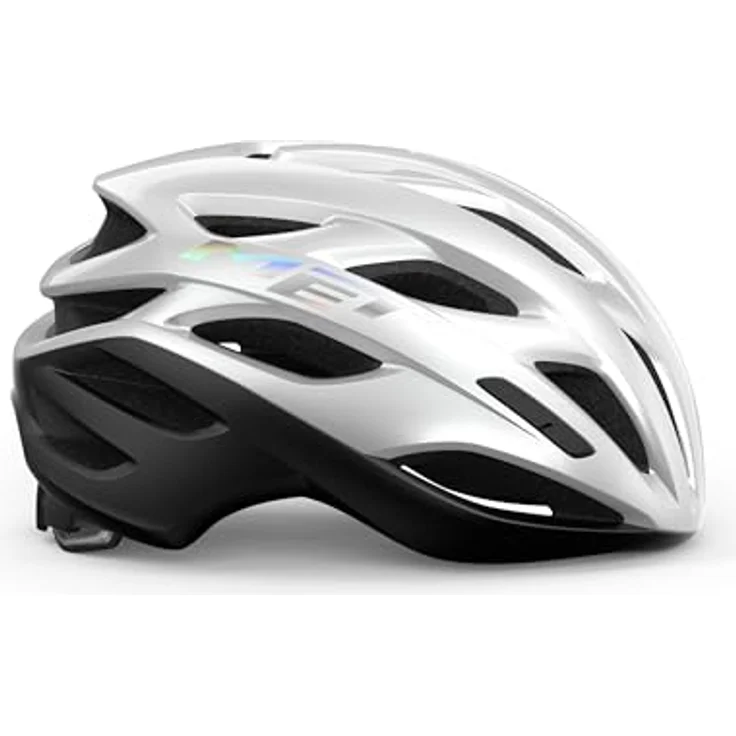 MET Sport Estro MIPS Helm, Weiß/holografisch, S - Kinderfahrradhelm mit Premium-Polsterung und optimaler Dämpfung – Bild 3