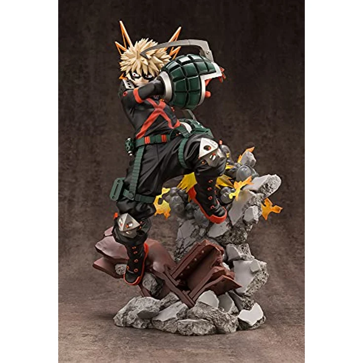 Kotobukiya My Hero Academia ARTFXJ Katsuki Bakugo Ver. 2 Bonus Edition Figur, 26 cm, PVC Statue mit Austausch-Kopf, mehrfarbig – Bild 2