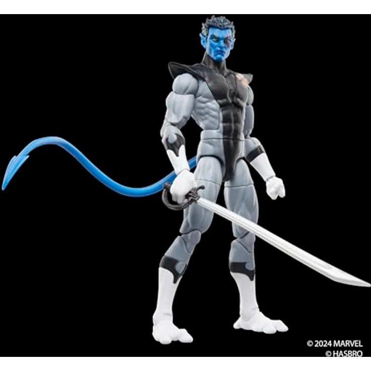 Marvel Legends Series Nightcrawler Action-Figur, 15 cm, mit 5 Accessoires und Build-A-Figure Elementen, X-Force Edition – Bild 5