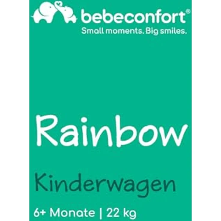 Bebeconfort Rainbow, Kinderwagen für 6 Monate bis 4 Jahre, verstellbare Rückenlehne, leicht und kompakt, Mineral Graphite – Bild 2