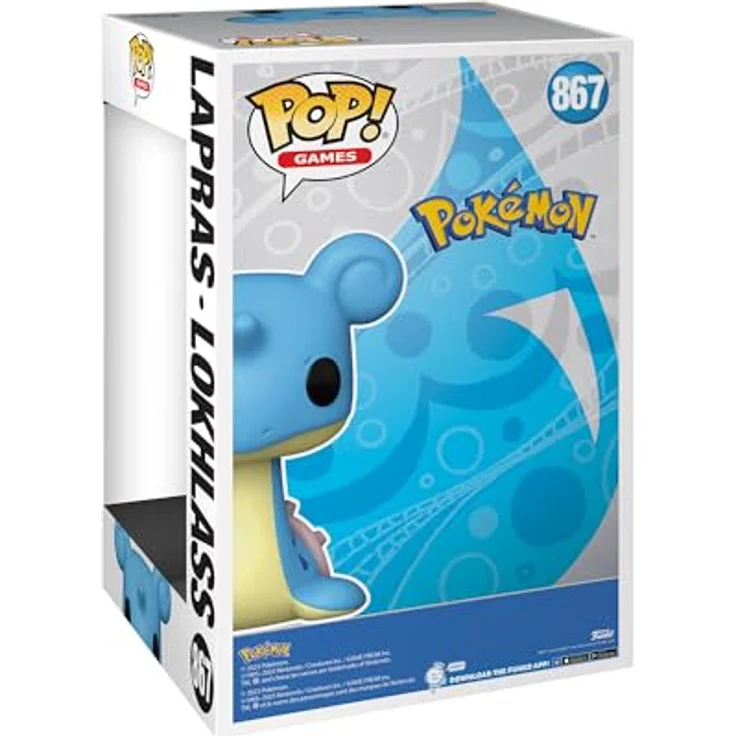 Funko Pop! Jumbo: Pokemon - Lapras - Vinyl-Sammelfigur - 10 Zoll Größe - Geschenkidee für Pokemon Fans - Offizielle Handelswaren - Modellfigur Für Sammler und Display – Bild 3