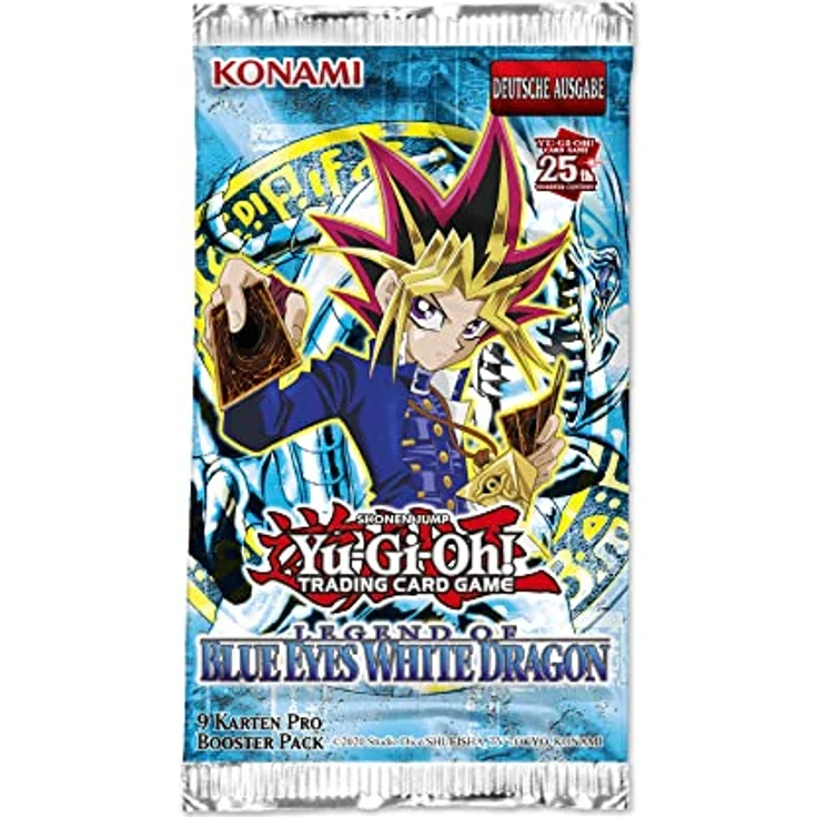 Yu-Gi-Oh! TRADING CARD GAME Legend of Blue Eyes White Dragon Display-Deutsche Ausgabe, 25th Anniversary Edition, Sammelkarten-Set mit 126 Karten – Bild 2