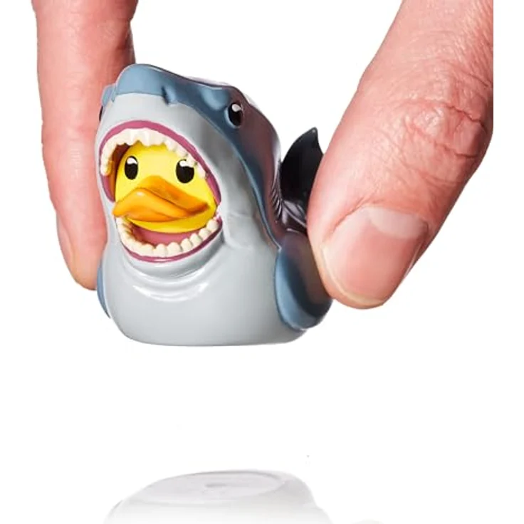 TUBBZ Mini Bruce, Sammelbare Vinyl-Gummiente im Jaws-Design, ca. 5 cm hoch, offizielle Jaws-Lizenz, Teil der TUBBZ-Serie – Bild 1