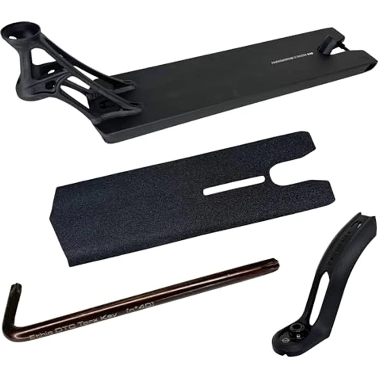 Ethic DTC Pandemonium V2 BOXED Stunt-Scooter Deck Schwarz matt 580mm - Leichtgewichtiges High-End-Deck für anspruchsvolle Scooter-Fans – Bild 3