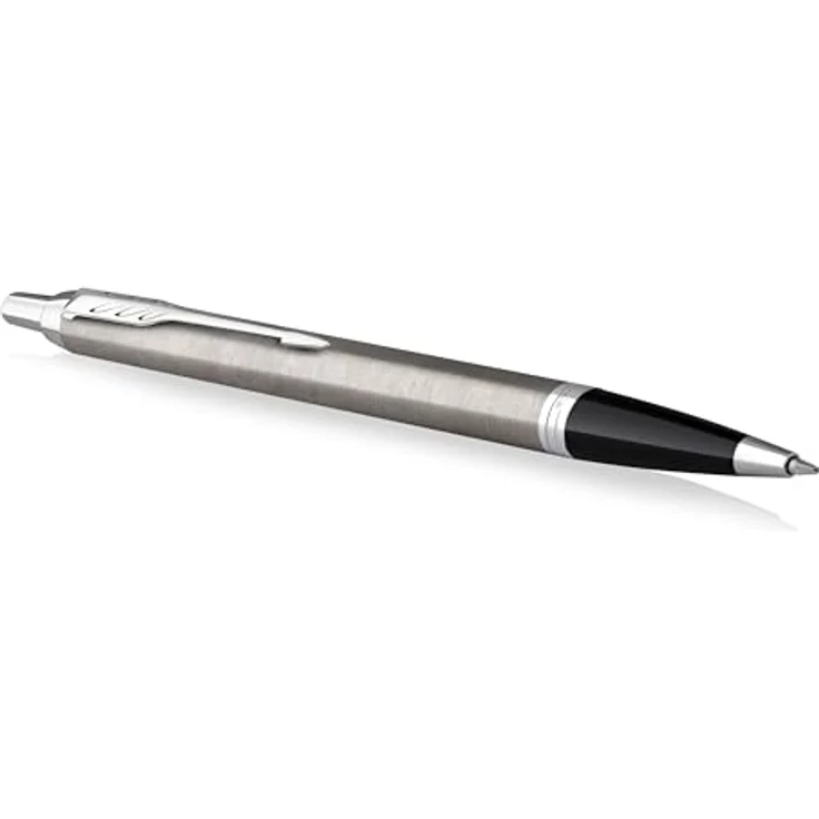 Parker Pen IM Brushed Metal C.C. DuoSet, Kugelschreiber und Füllfederhalter in Geschenkbox, schwarz/silber – Bild 2