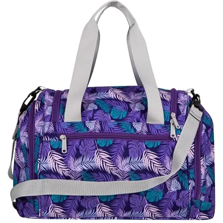 McNeill Sporttasche 37 cm, Dschungel Design, 100% Polyester, lila – Bild 2