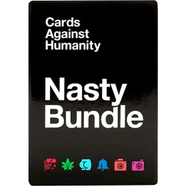 Cards Against Humanity Nasty Bundle, Kartenspiel mit 6 Themenpaketen + 10 neuen Karten, ab 17 Jahren – Bild 4