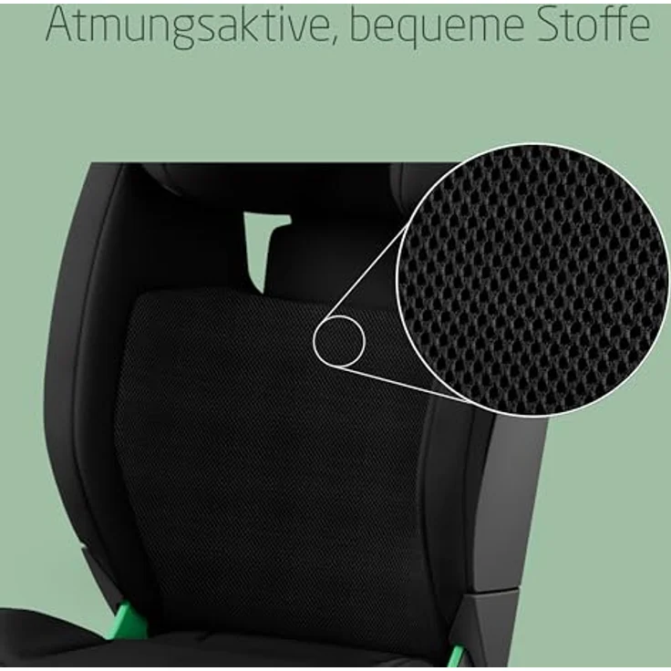 Maxi-Cosi RodiFix S Comfort i-Size, verstellbarer Kindersitz mit ISOFIX, 3 Liegepositionen, G-CELL und AirProtect Schutz, Authentic Black – Bild 2