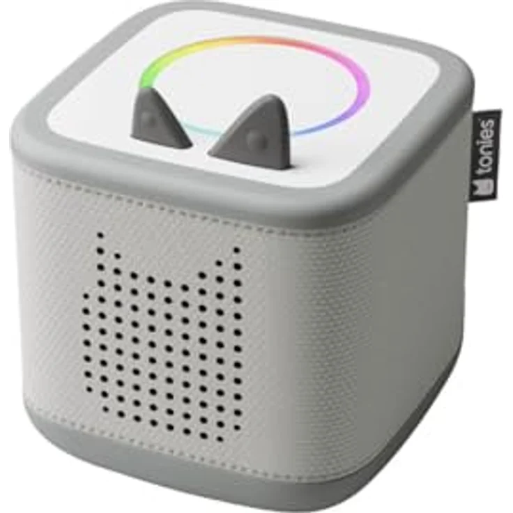 Tonies Toniebox 2 Starterset inkl. Kreativ-Tonie, WLAN-fähig, robust & interaktiv, mondgrau – Bild 2