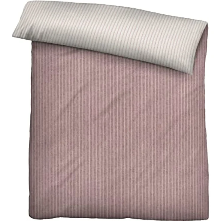 biberna 0840507 Melange-Flanell Bettwäsche – Bild 2
