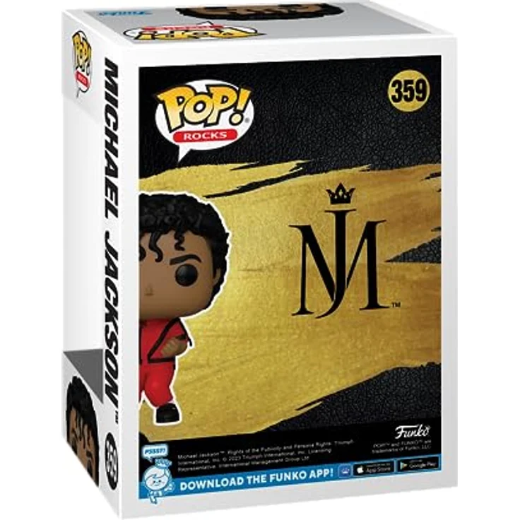 Funko Pop! Rocks: Michael Jackson - (Thriller) - Vinyl-Sammelfigur - Geschenkidee - Offizielle Handelswaren - Spielzeug Für Kinder und Erwachsene - Music Fans - Modellfigur Für Sammler und Display – Bild 3