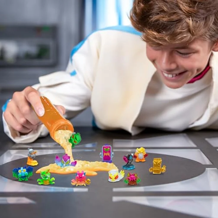 MrBeast Lab Swarms Atomic-Serie, Mega-Labor-Packung mit 2/12 Mini-Monster-Sammelfiguren (2,5 cm), Experiment zum Entdecken und Entfesseln – Bild 2