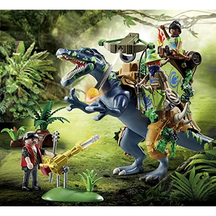 PLAYMOBIL Dino Rise 71260 Spinosaurus, Dinosaurier mit Abnehmbarer Rüstung und großer schwenkbaren Kanone, Spielzeug für Kinder ab 5 Jahren – Bild 3