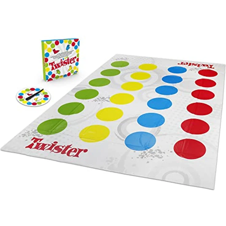 Hasbro Gaming Twister, Mehrfarbiges Brettspiel für Kinder ab 6 Jahren – Bild 3