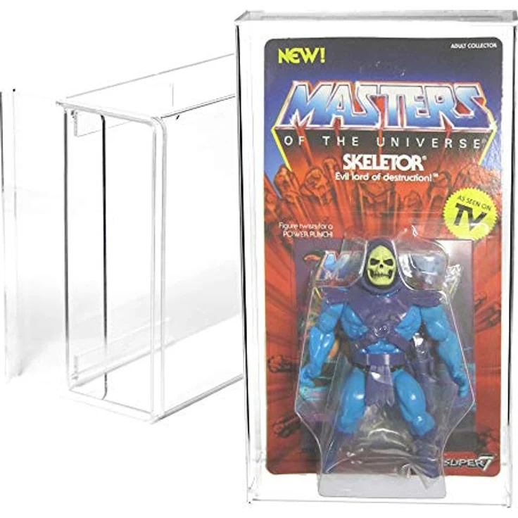 Morax 3x Acryl Aufbewahrungsbox für Master of the Universe Figuren (MOTU) MS-16744, 31,5 x 17,5 x 6 cm, optimaler Schutz und Präsentation – Bild 1