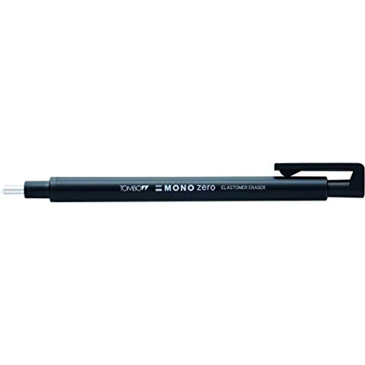 Tombow Halter Radiergummi, Mono Zero Round Sharpe Black (EH-KUR11)