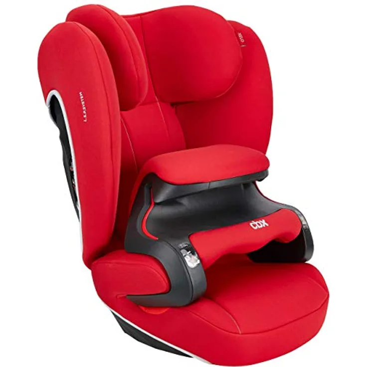 cbx Kinder-Autositz Xelo, Gruppe 1/2/3 (9-36 kg), Ab ca. 9 Monate bis ca. 12 Jahre, Mit Latch connect, Crunchy Red