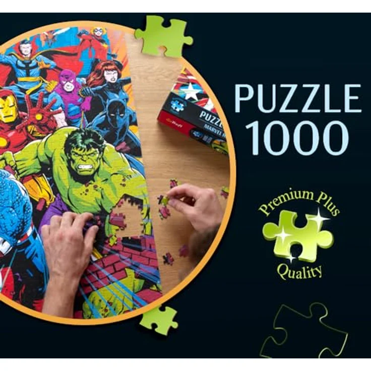Trefl 10834 Avengers Groot Premium Plus Quality Groot-1000 Elemente Puzzle - Ideale Anpassung der Teile, für Erwachsene und Kinder ab 12 Jahren, Mehrfarben – Bild 3