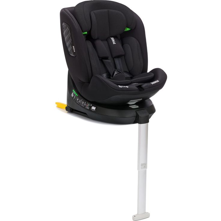 Fillikid Reboarder Kindersitz Aris, 360° drehbar ab Geburt bis 12 Jahre (40 cm - 150 cm) inkl. Isofix-Basis, Schwarz
