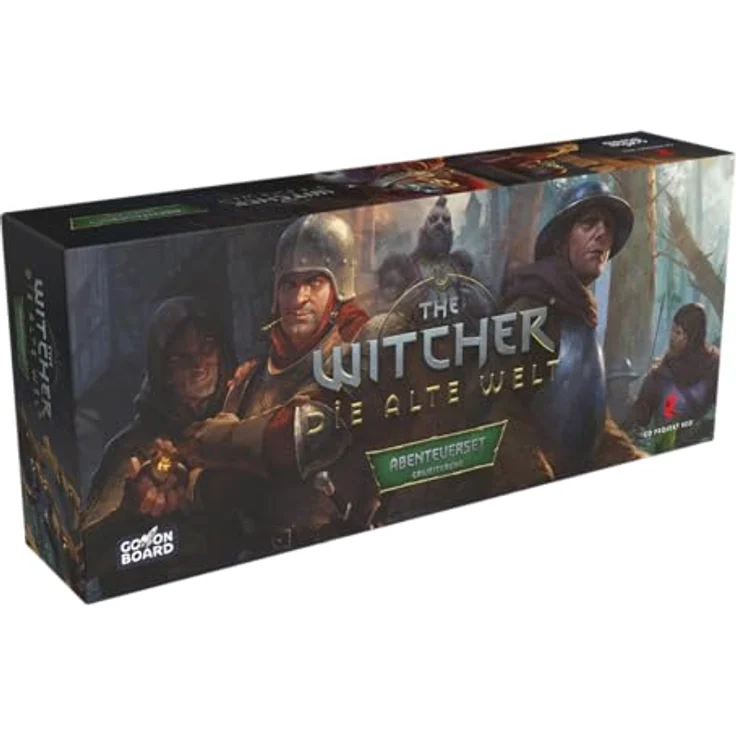 Asmodee Go on Board GOBD0006 Spiel, Mehrfarbig, Bunt - Erweiterung für The Witcher: Die Alte Welt mit 200 Karten und 12 Questmarkern – Bild 1