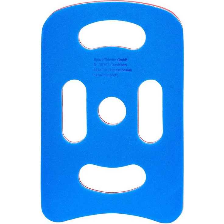 Sport-Thieme Schwimmbrett Multi, Schwimmhilfe für Rücken- und Brusttraining, Blau, 35x22x3 cm