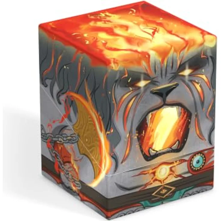 Squaroes Squaroe Magic: The Gathering "Reality Fracture" MTG011, Deckbox für bis zu 100 doppelt gesleevte Karten, nachhaltige Materialien, stabiler Verschluss, vollständig bedrucktes Design