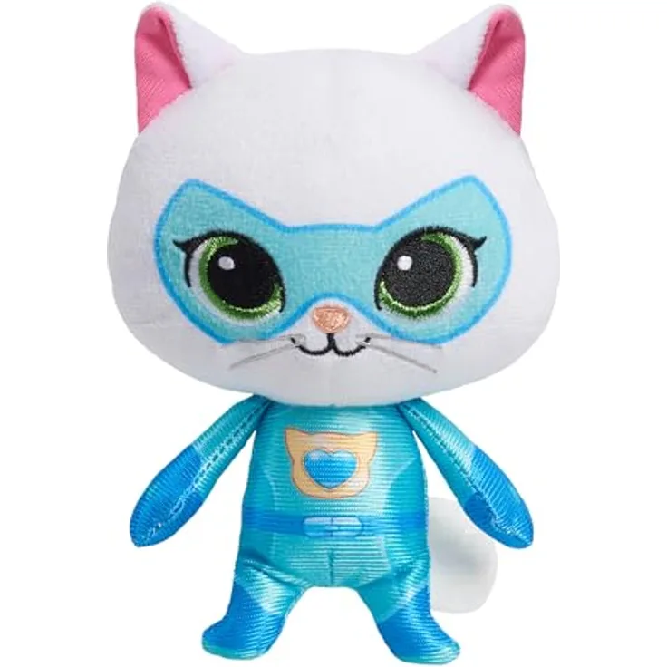 Just Play Disney Junior SuperKitties Bitsy - 16,5 cm großes Kätzchen, weicher Stoff, ab 2 Jahren