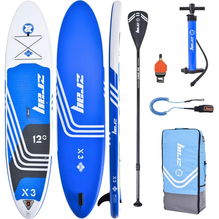 Zray X3 X-Rider Epic 12' (365 cm) Paddleboard, Stand-Up Board in Blau, Schwarz, Weiß, Kunststoff, 81x15x365 cm