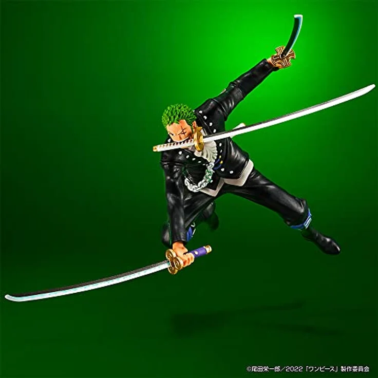 BANDAI Banpresto Ichiban - One Piece - Roronoa Zoro (Film Red) Sammelfigur – Bild 4