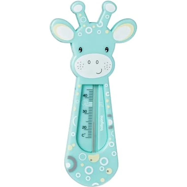 BabyOne Schwimmendes Badethermometer, Design: Giraffe, babysicher – Bild 2