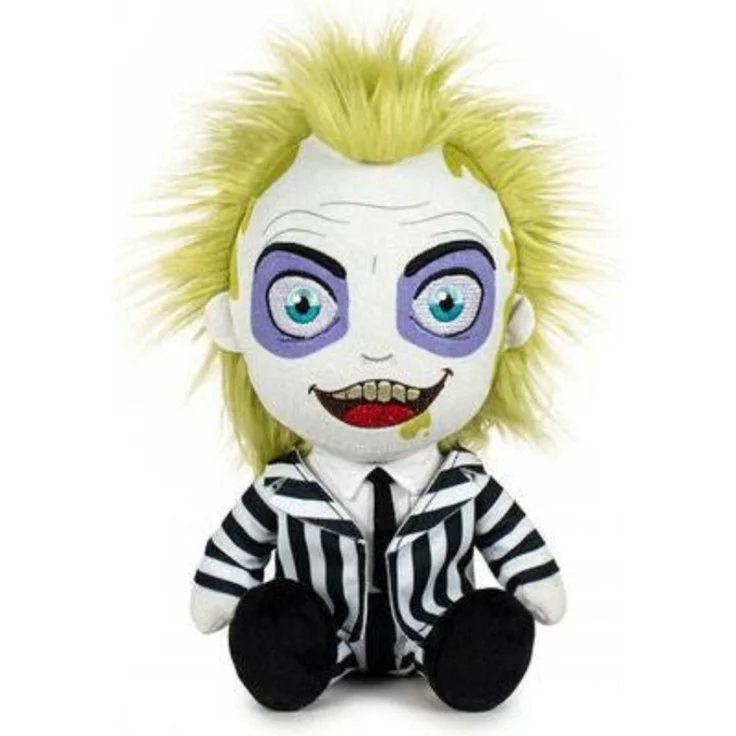 Tinisu Beetlejuice Kuscheltier, 25 cm Plüschtier aus weichem Stoff für Halloween, detaillierte Verarbeitung