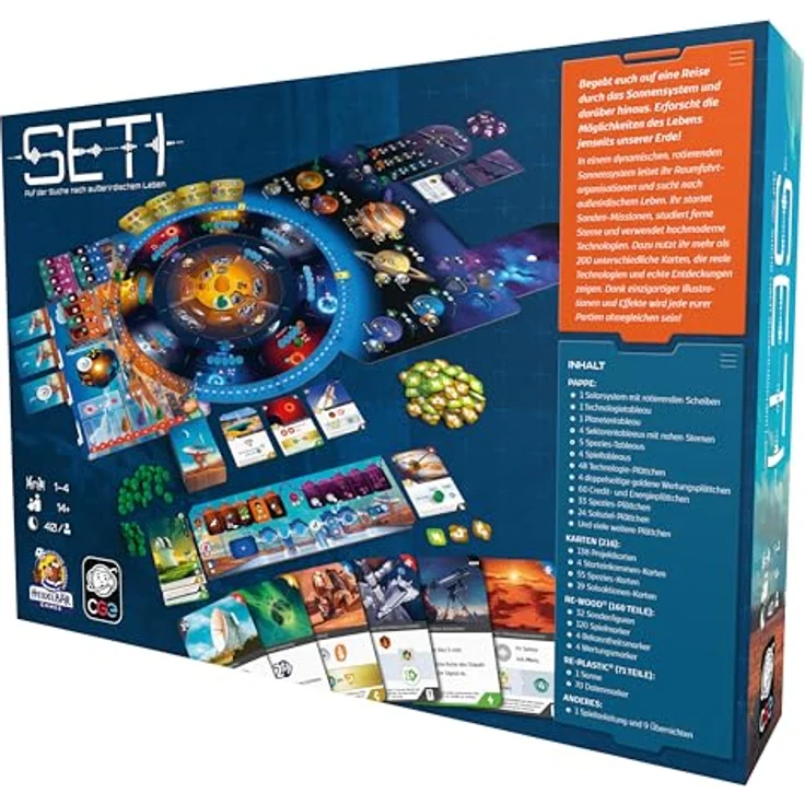 CGE Czech Games Edition SETI: Auf der Suche nach außerirdischem Leben - Strategisches Brettspiel für 1-4 Spieler - Deutsch - ab 14 Jahren – Bild 3